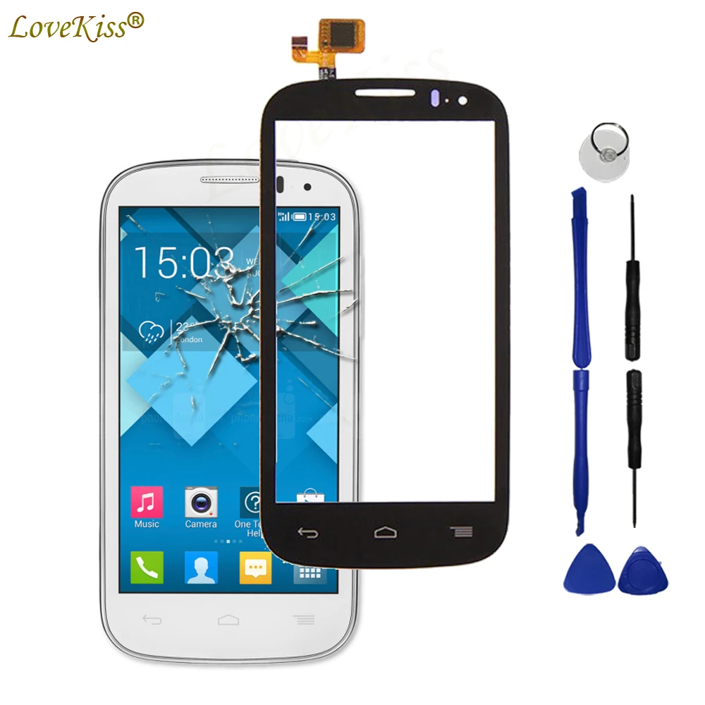 Сенсорная Передняя панель для Alcatel One Touch Pop C5 OT 5036 5036D сенсорный экран сенсор ЖК