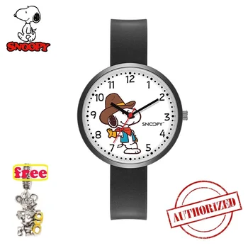 

SNOOPY official genuine Children Kids Watch Slim Strap Cute pink blue Classic Commemorative Edition Water Resistant Fashion