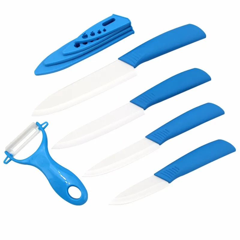 FINDKING High quality 3 4 5 6 inch Zirconia Ceramic fruit Knife set Paring knives for vegetable bread as Christmas present (11)