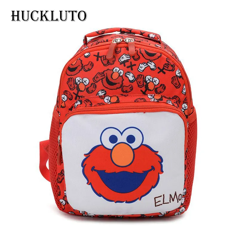 

HuckLuto Brand 2019 New Promotion Sale Korean Fashion Casual Cartoon Cute Anti-Lost Backpack Nylon Men And Women Kids Backpack