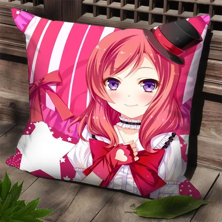 Hobby Express Dakimakura Cushion Square Pillow Cover Love Live Japanese