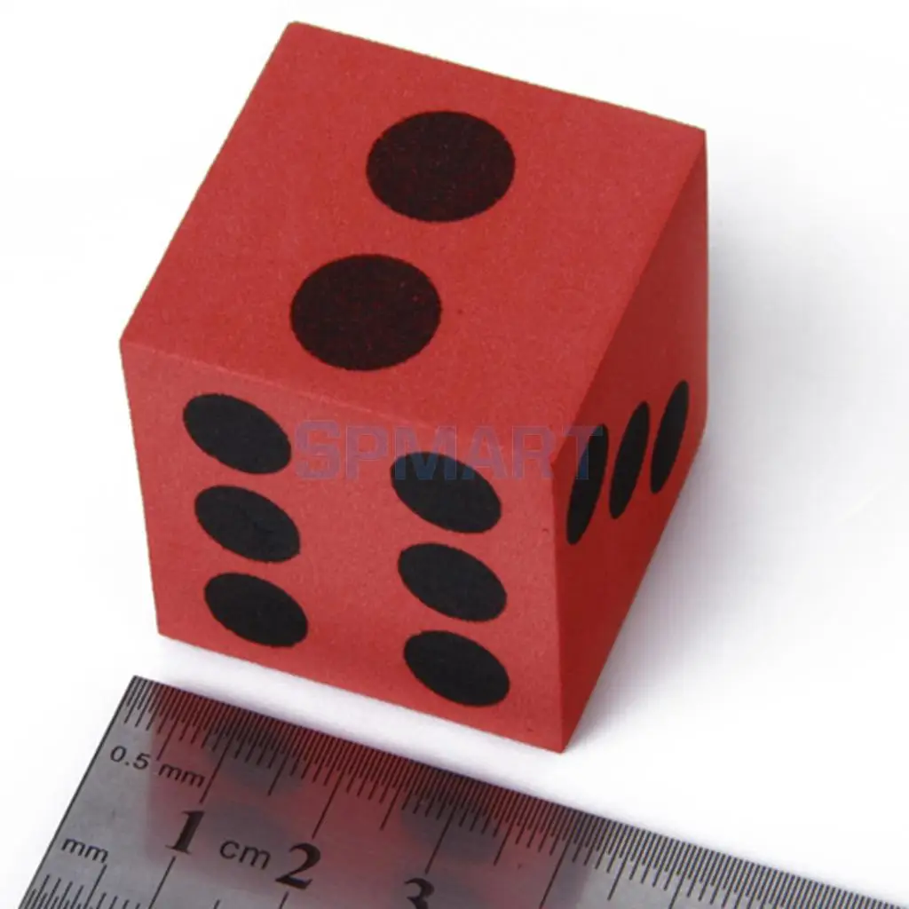MagiDeal 12Pcs Foam Mathmatics Dice for Kids Children Building Blocks Novelty Toys School Math Teaching Aids Educational Toys