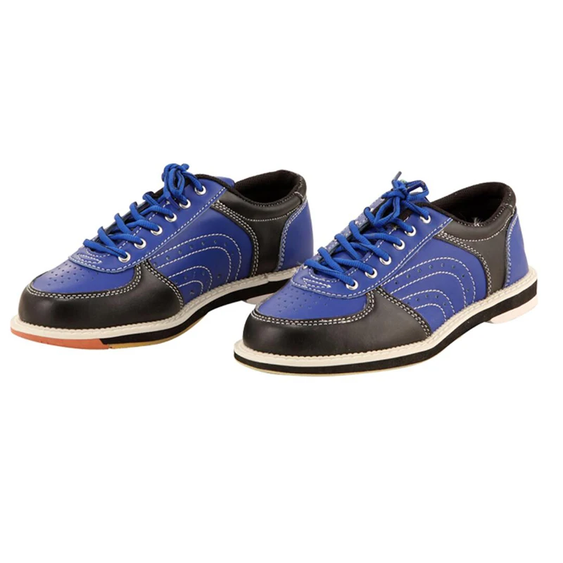 Women Bowling Shoes Indoor Sports Sneaker Flat Leather Tenpin