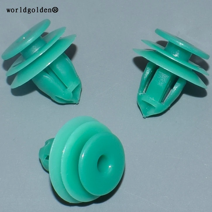 worldgolden 100pcs auto plastic fasteners Door Panel Clip for HONDA