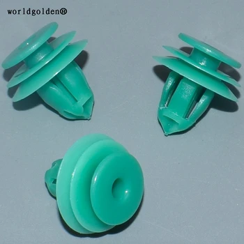 

worldgolden 100pcs auto plastic fasteners Door Panel Clip for HONDA#91560-SZW-003