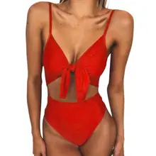 JAYCOSIN-женский женский купальник цельный бюстгальтер с бантом купальный костюм Прямая поставка m13