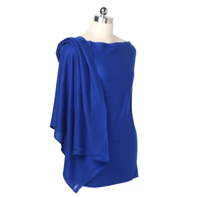 

100%Cashmere Scarf Women Jewelry Blue Wrap Solid High Quality Natural Fabric Extra Soft &Warm 9-15Days Delivered Free Shipping