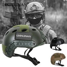

LIXINLINAN High Quality Protective Paintball Wargame Helmet Army Airsoft MH Tactical FAST Helmet with Protective Lightweight