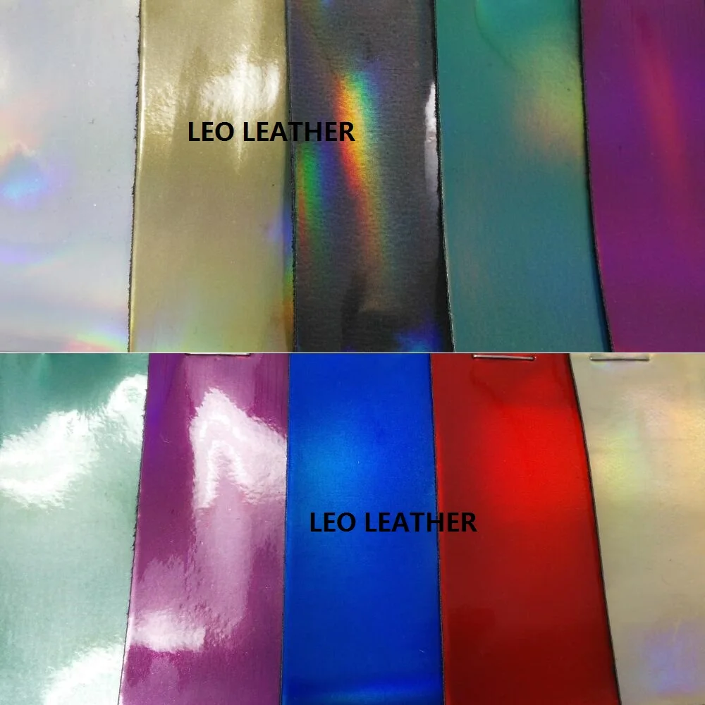 Synthetic Leather Faux Leather Fabric Holographic Patent Leather Fabric Sewing Fabric Fabric for