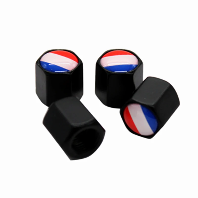 

HAUSNN 4Pcs/Pack France Flag Logo Emblem Tire Stem Caps Tyre Accessories Valve Caps Car Styling For Citron Peugeot