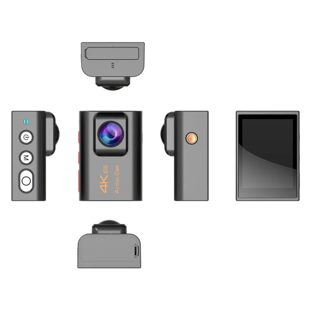 Ultra Anti-shake Digital Camera 30M Waterproof WiFi Sports DV 2-Inch Screen Camcorder 170-Degree Wide Angle Car Camera