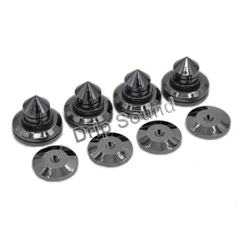

4PCS 28mm Speaker Copper Spike Isolation Shockproof Stand Feet Speaker Base Pads #Black