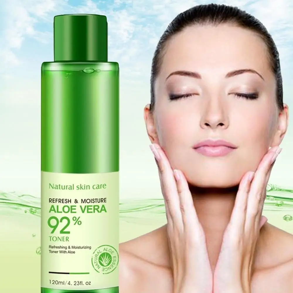 

Aloe Vera Essence 120ml Moisturizing Facial Whitening Liquid Skin Care Beauty