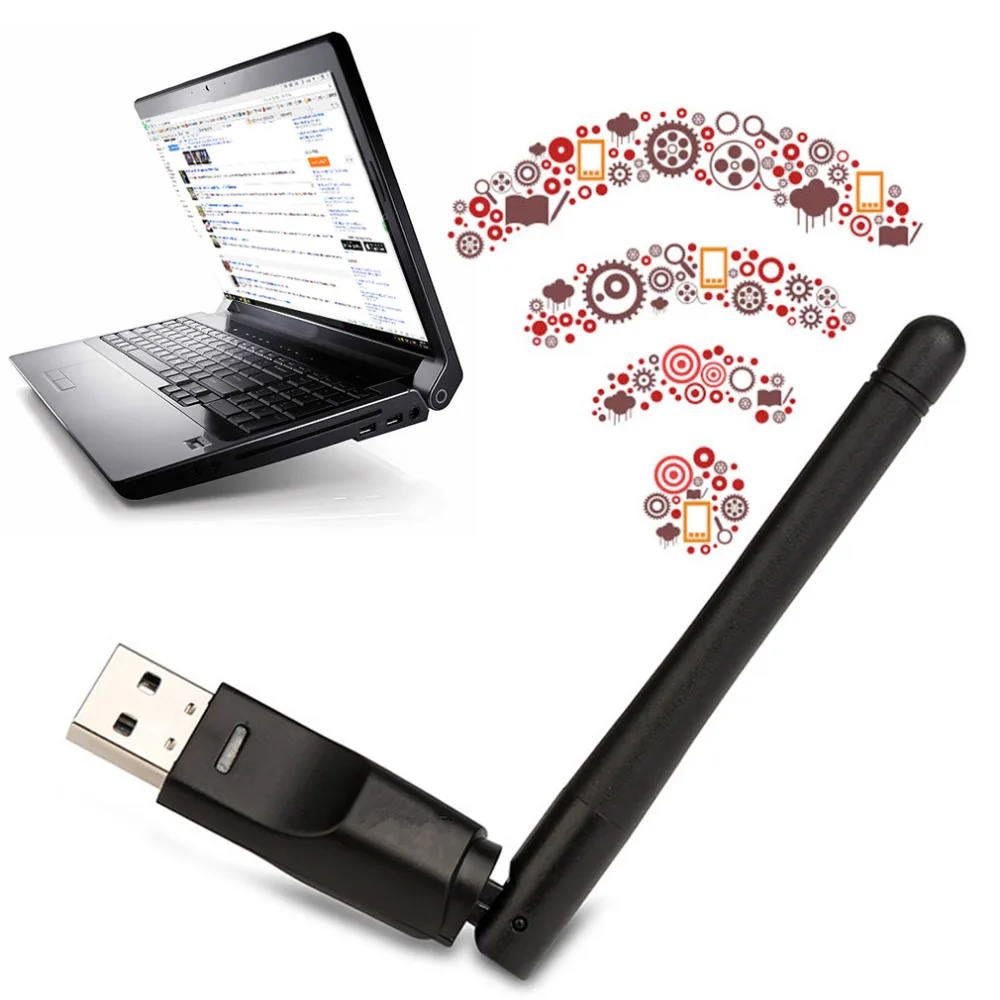 

150Mbps 2.4-2.4835Ghz USB2.0 Hi-Speed Mini Wireless Network LAN Adapter Card WIFI 802.11n/g/b for Windows7/8 for Mac/for Vista