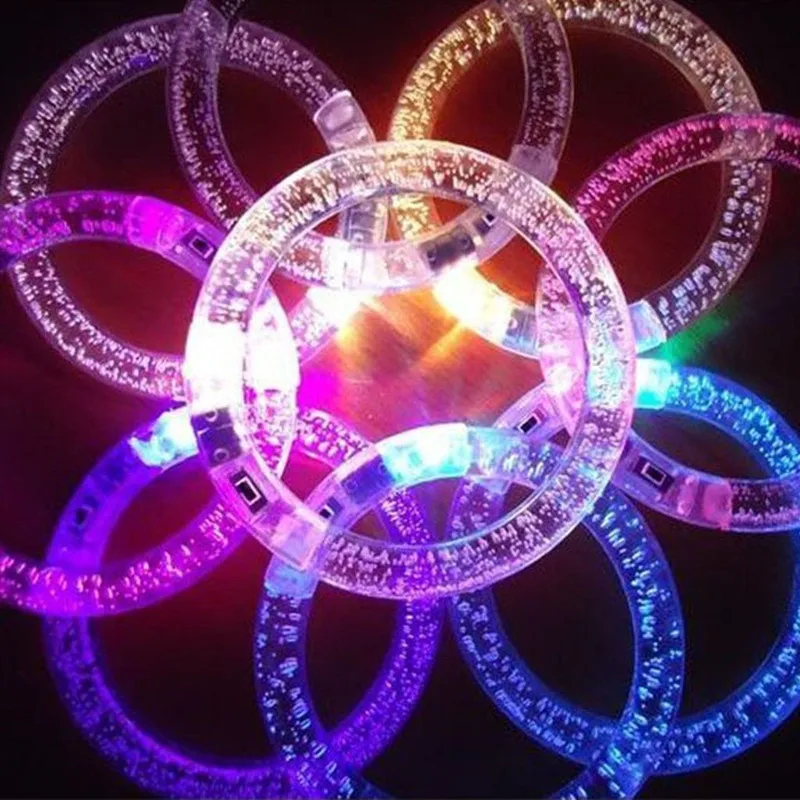 2018 Led Wedding Favors Colorful Changing Led Bracelet Light Up