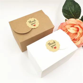 

Candy Gift Paper Box With Free Stickers For Jewelry Luxury Display Packaging Paper Boxes Wedding Decoration Boxes Case 20Pcs/Lot