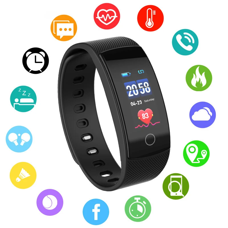 

TWK New Design Couple Watch for Women Men Smart Watch Fitness Bracelet Blood Pressure Smart Band for Android IOS Sport relogios