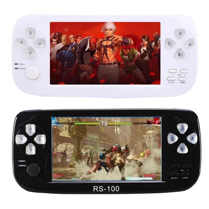 

RS-100 Handheld 4.3inch Game Console Game Player Nostalgic games w/Video 2MP Camera for FC/GBA