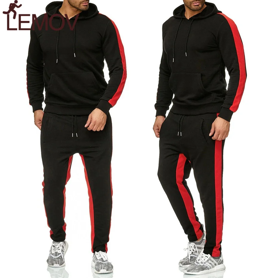 

ZOGAA Brand Mens Gyms Casual Tracksuit Two Piece Sets Fitness Men Sweat Suit 2 Pieces Tops And Pants Set For Male Outfits