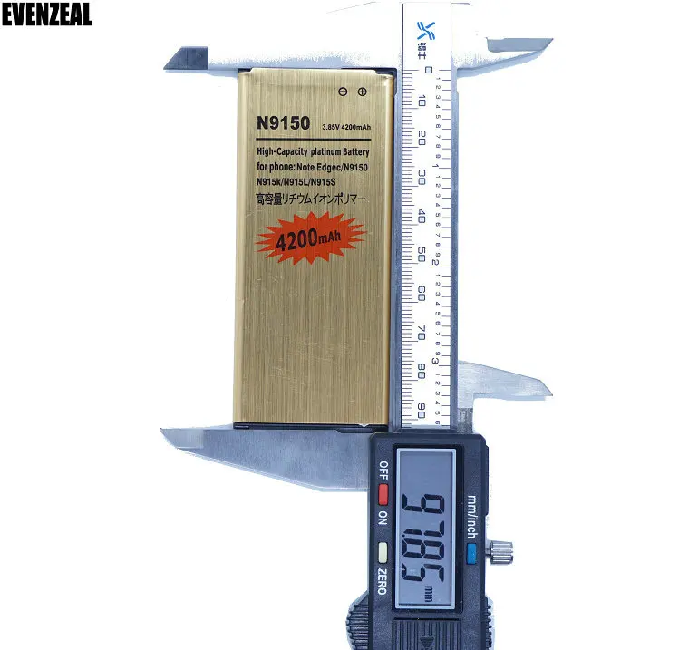 

EVENZEAL 1x High Capacity Gold Rechargeable Battery For Samsung Galaxy Note Edge N915 N9150 EB-BN915BBC / EB-BN915BBE 4200mAh