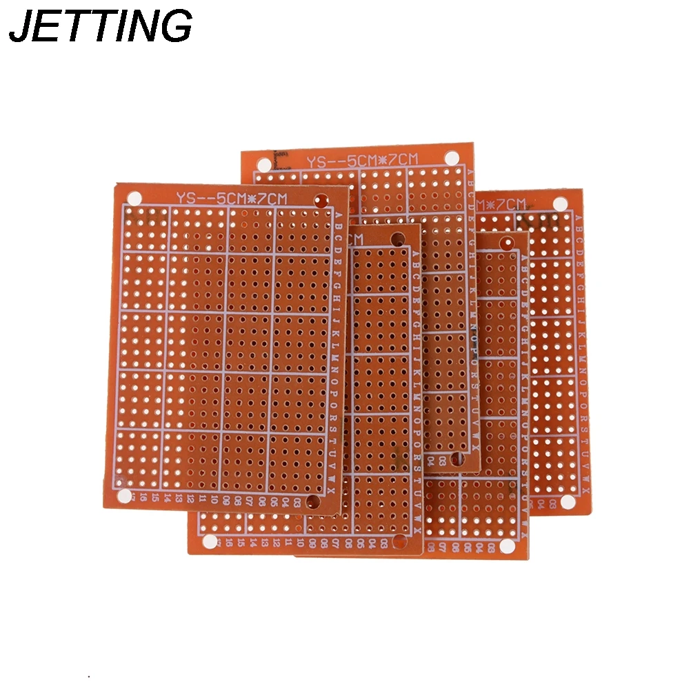 Оптовая продажа 10 шт. 5x7 см печатных плат печатную плату печатной платы прототипа платы одной стороны Медь PCB Плиты 1.2 мм