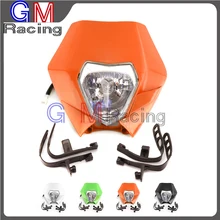 Universal Faróis Farol Para KTM SX XC XCF SXF XCW XCWF EXCF EXC 125 250 300 350 400 450 500 520 525 530