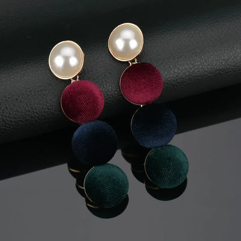 Terreau Kathy 2017 Cotton Beads Tassel Earrings Women Handmade Pompom Long Stup Wedding Statement Jewelry | Украшения и