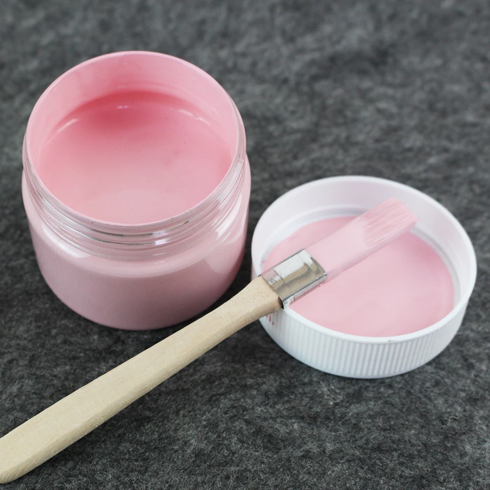 

Pink Water-based Paint ,Metallic lacquer , wood varnish, Furniture Color change, wall,door,crafts, Painting,100g per bottle