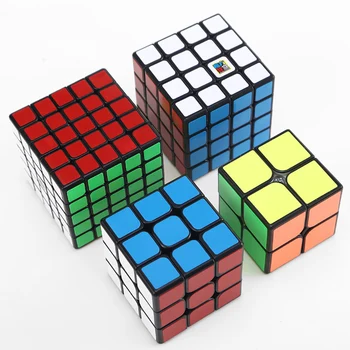 

4 Pcs/set Professional 2X2 3X3 4X4 5X5 Speed Magic Cubes Puzzle Puzzle Cube Training Brain Toys Gifts Toys For Children