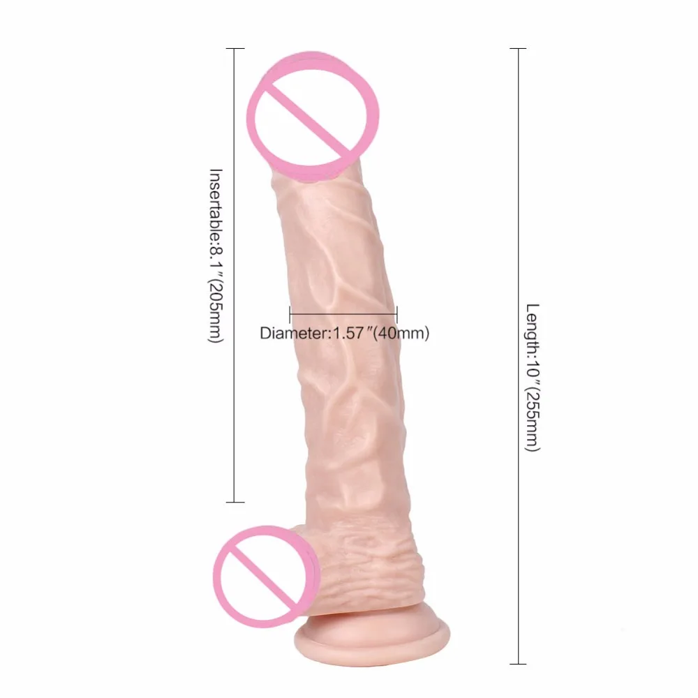 Long Big Dildo Realistic Huge Dildos Suction Cup Dildo Penis Artificial Large Dick Flexible Adult Sex Toys For Woman Penis