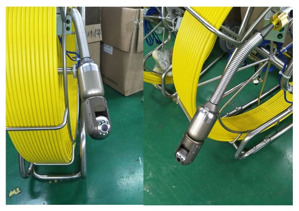 Викам 60 м оптический волоконный кабель бороскоп Инспекционная камера 50 мм