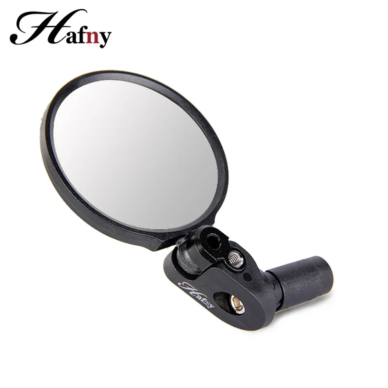 Handlebar End Bike Mirror Steel Lens Cycling Mirror Back Review Mirror For Bicycle Mountain Road Bike Mirror Bicycle Accessories - Цвет: Black 1pc