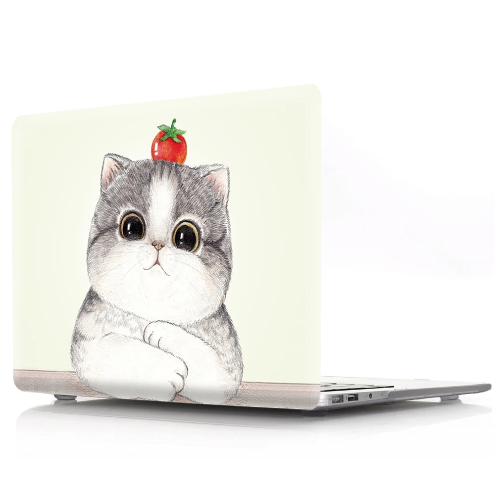 Чехол для ноутбука MacBook Pro 13 15 CD ROM A1278 A1286 мультяшный Кот ПВХ чехол чехол|Сумки и