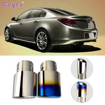 

Ceyes Universal Car Styling Car Rear Throat Liner Accessories Car Exhaust Muffler Tip Pipe Auto Trim Modified Car-Styling 1pcs