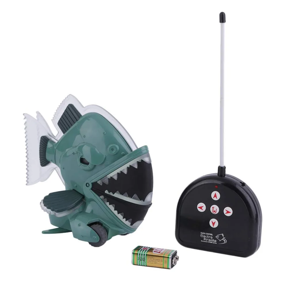 Toys Remote Control Electronic Horrible Piranha Fish Swimming Kids Childen Toys Simulate Spider Series Great Gifts