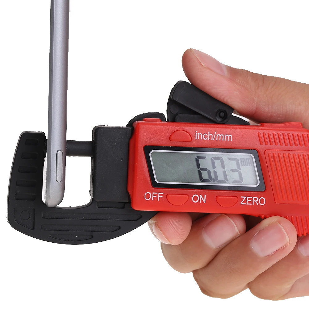 Digital Thickness Caliper 0 12.75 mm Carbon Fiber Composites Micrometer