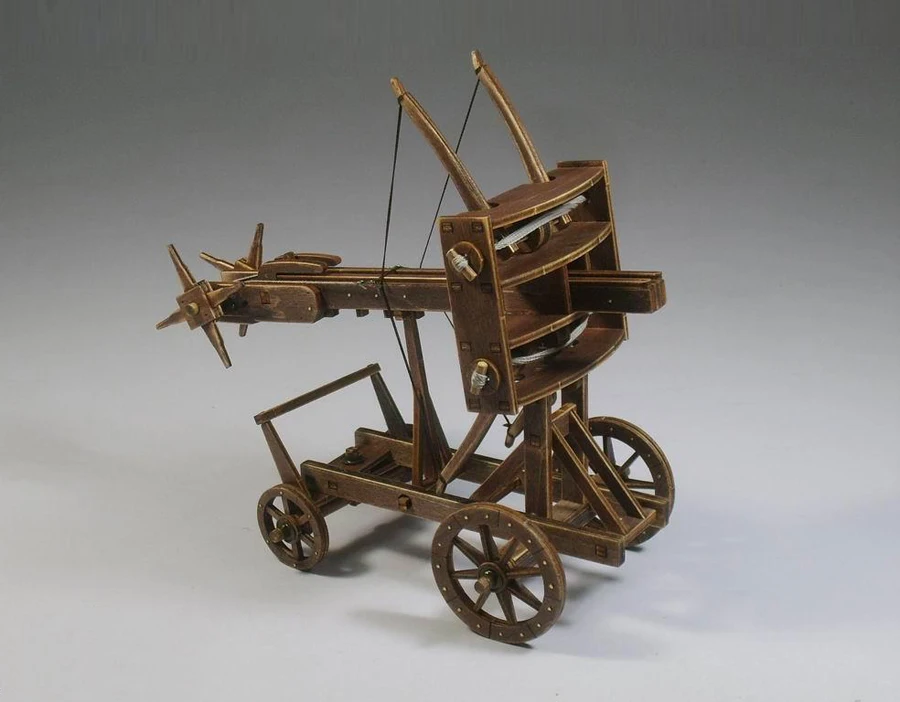 

Ancient chariot model -Giant Ballista (torque bow double column)