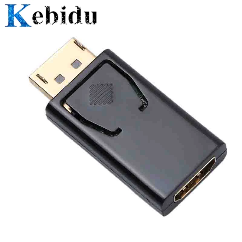 

kebidu Display Port Male DP to HDMI Female cable Converter Adapter For PC Notebook Laptop Macbook Projector
