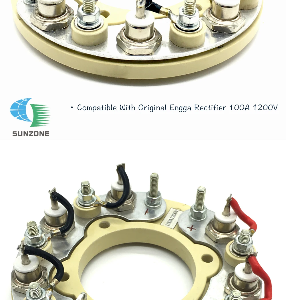 Дизельный генератор вращающийся выпрямитель 100 Ампер мостовой выпрямитель диод 1200 в для Engga 100A1200V