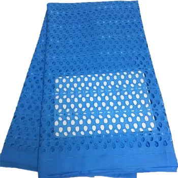 

Sky blue african Polish lace fabric 2018 high quality african french swiss voile lace fabric in switzerland for wedding HJ756-2