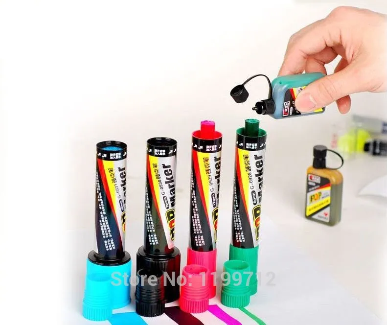 1 шт. Genvana POP Poster paint Marker Экстра жирный 30 мм предлагаем выбрать цвет