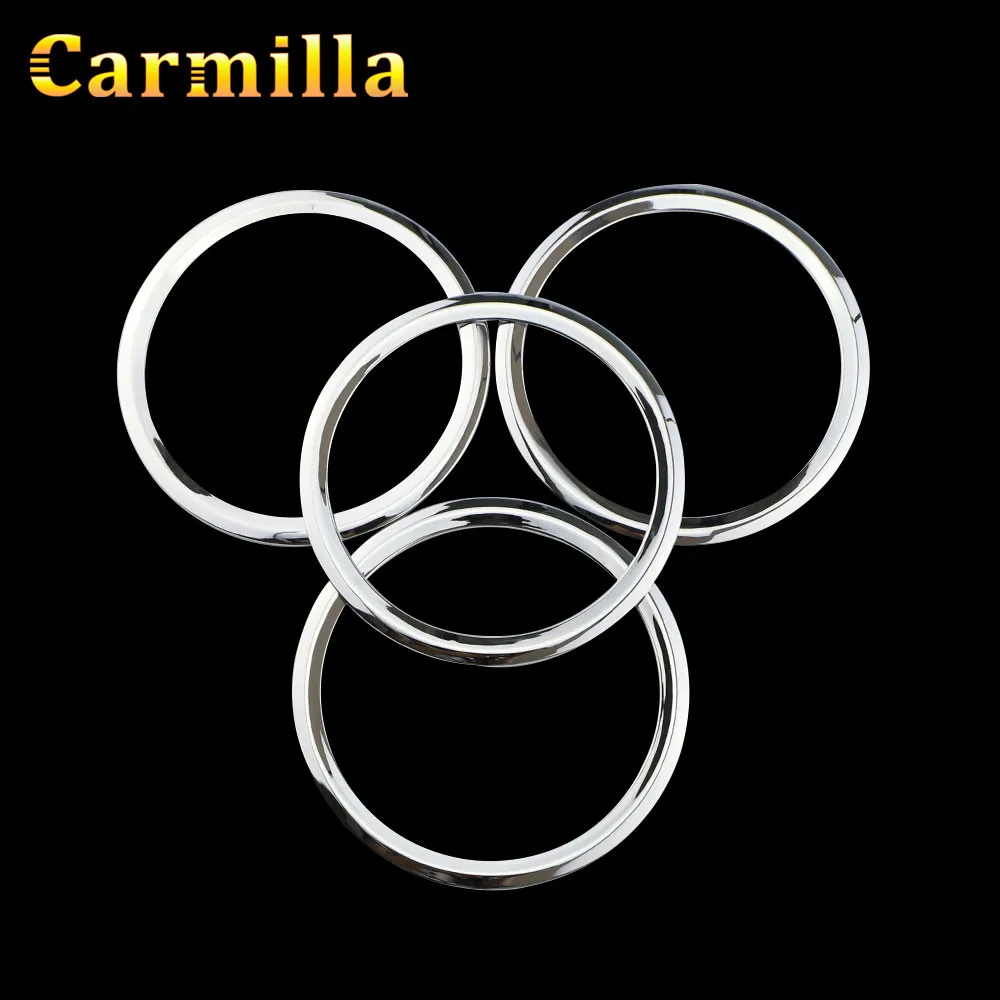 Carmilla Car Inner Door Audio Protection Circle Trim Cover Sticker for