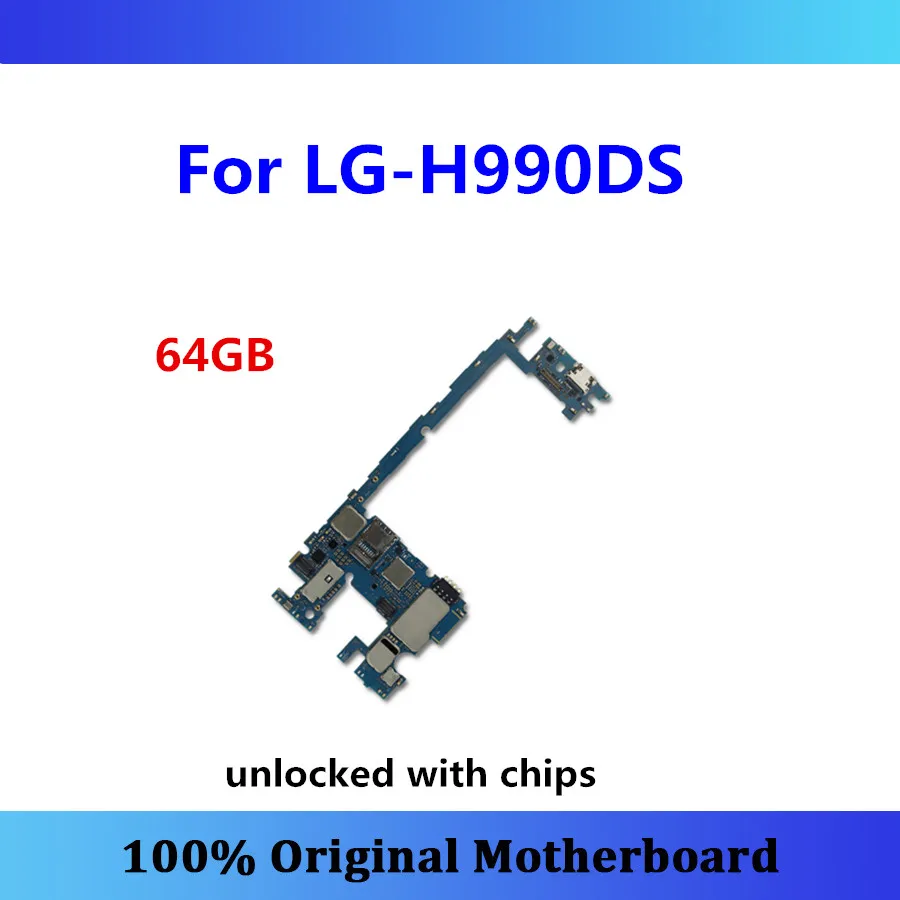 

Original for LG V20 H990DS motherboard Official Android OS logic board 64gb unlocked with full chips mainboard H990DS dual sim