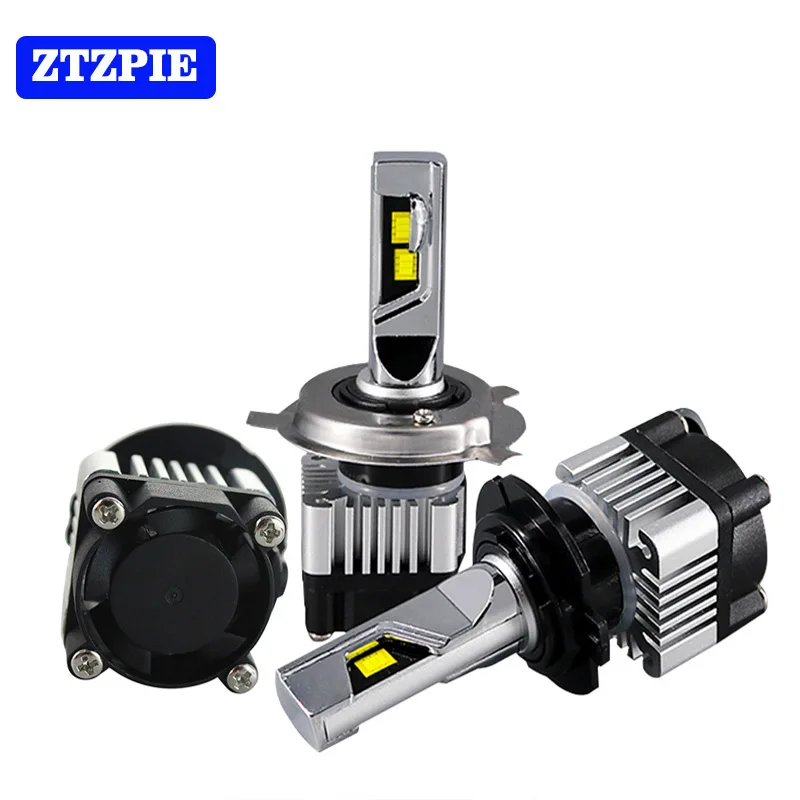 

ZTZPIE P5 80W 9005 9006 H3 H1 Car Headlight Mini Condenser Lens Refit Lamp 12v Laser Led H4 Lamp H7 Headlight 6500K 8000LM 2PCS