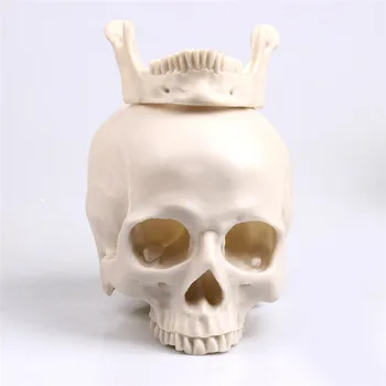 

P-Flame sculpture various types of skull carving flower pots antique storage jars Halloween decoration resin sculpture decoratio