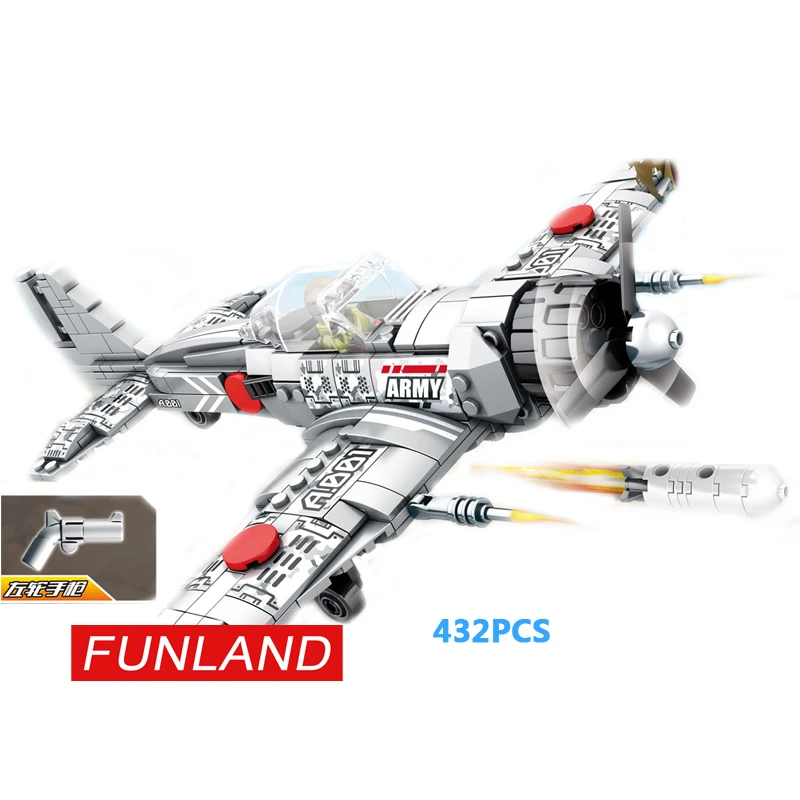 

New modern military world Front of the war Mitsubishi A6M Zero fighter building block ww2 army air force figures Revolver toys