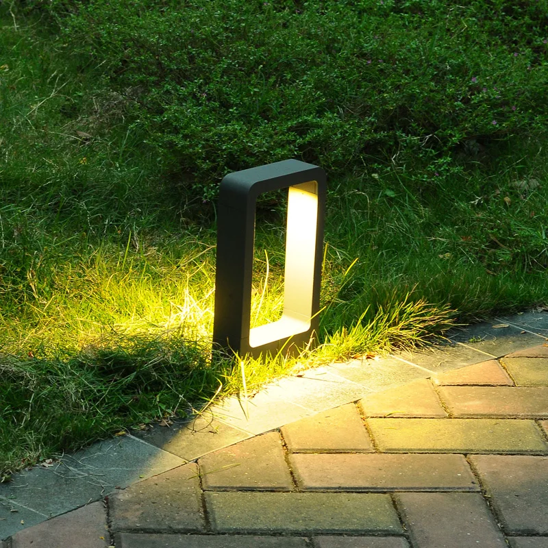 1 pcs Aluminium Led Gazon Lamp glas gazon licht Tuin Led Straat Lamp Outdoor Waterdichte verlichting Villa Binnenplaats landschap Lamp