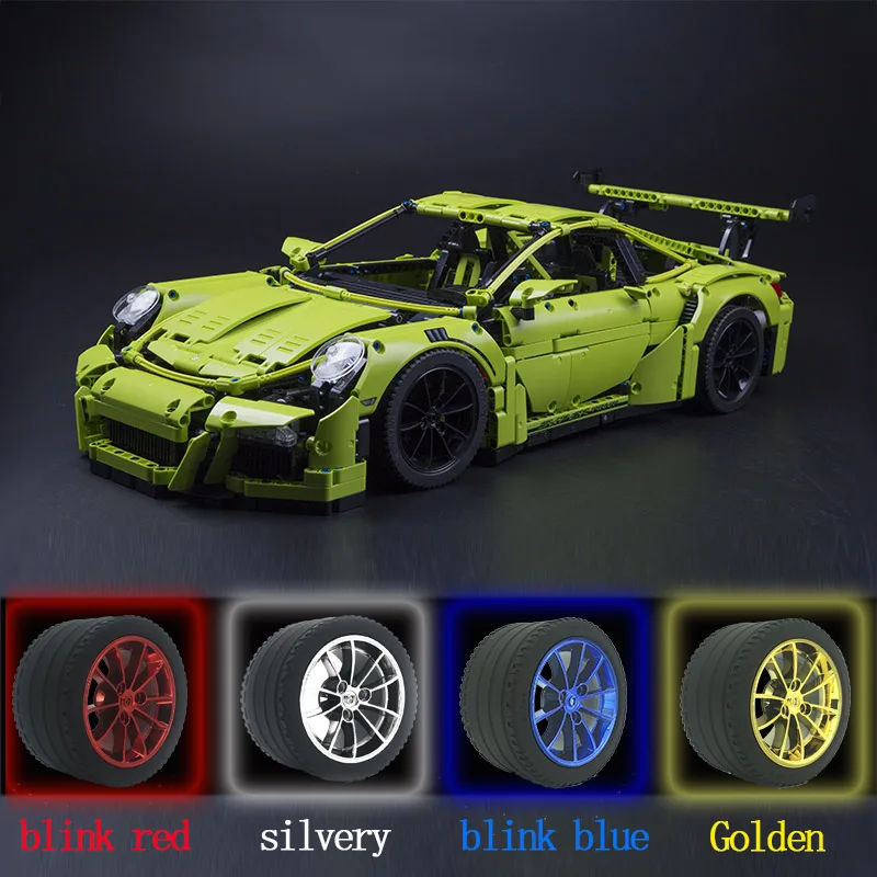 

2726PC 3368 Technical Series race car Model Building Kit Mini Compatible with 42056 20001 toy lepin
