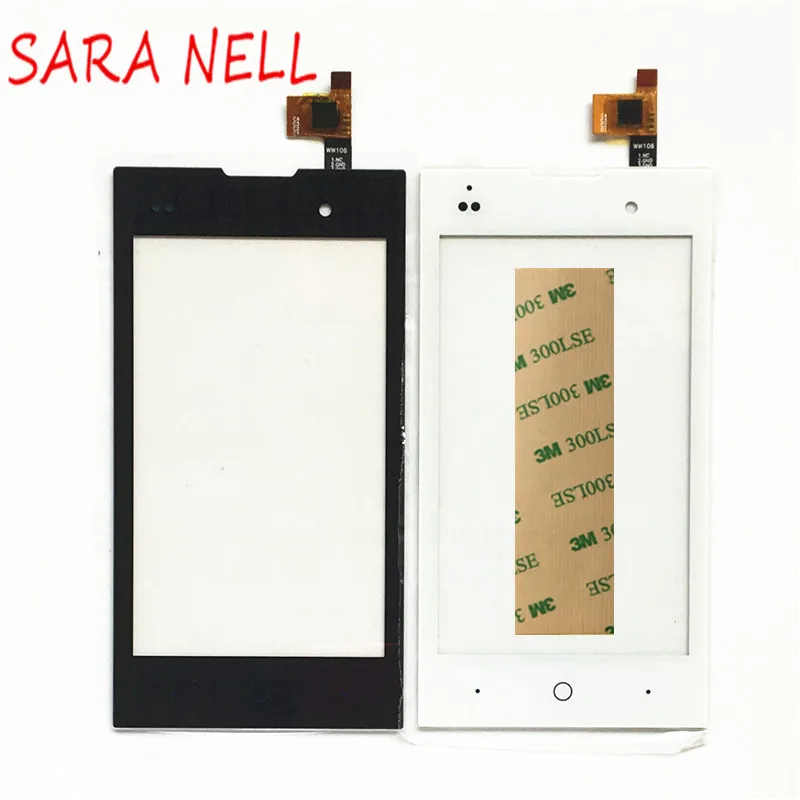 SARA NELL Phone Touch Screen Digitizer For ZTE Kis 2 Max V815 V815W Front Glass Sensor Panel Touchscreen Lens + 3m Tape | Мобильные