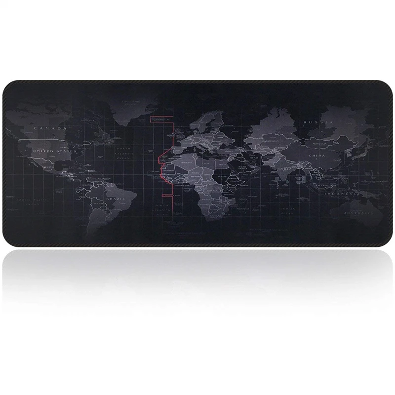  Large Gaming Mouse Pad Control Version The World Map Mouse Mat Desk Pad Keyboard Pad Game Mousepad 